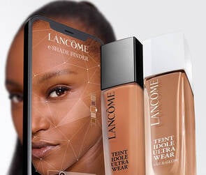 Como descobrir tom de base ideal com E-Shade Finder de Lancome Brasil