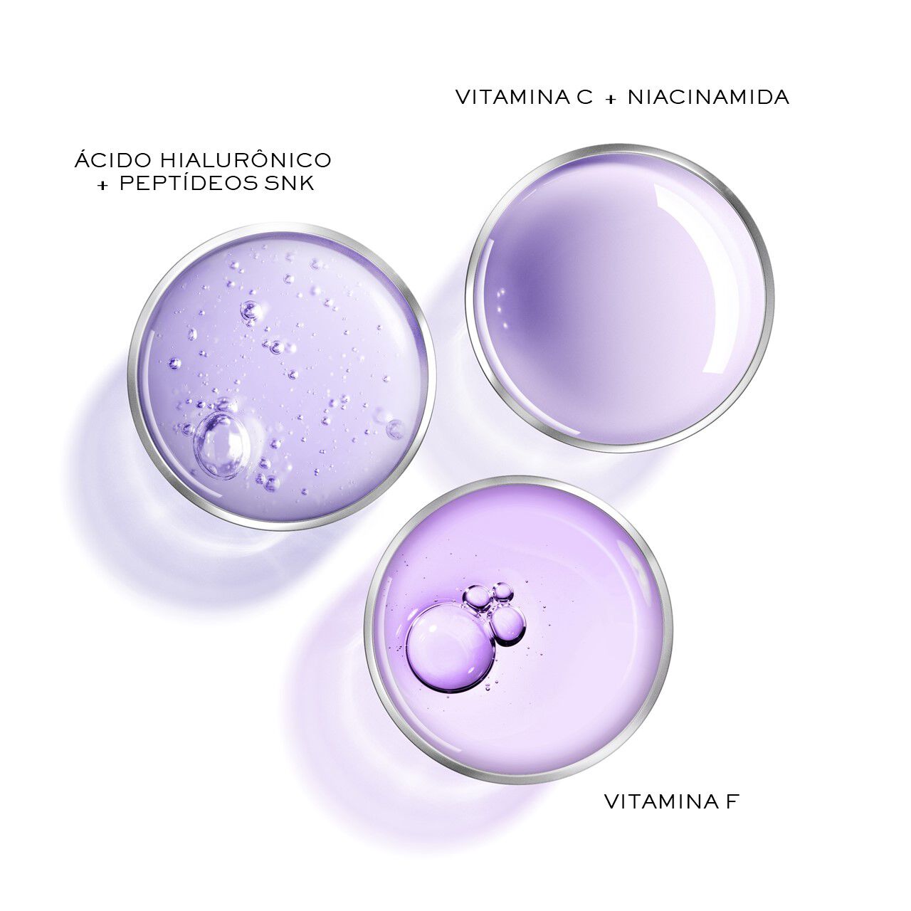 Ingredientes ativos do serum triplo Renergie para contorno dos olhos