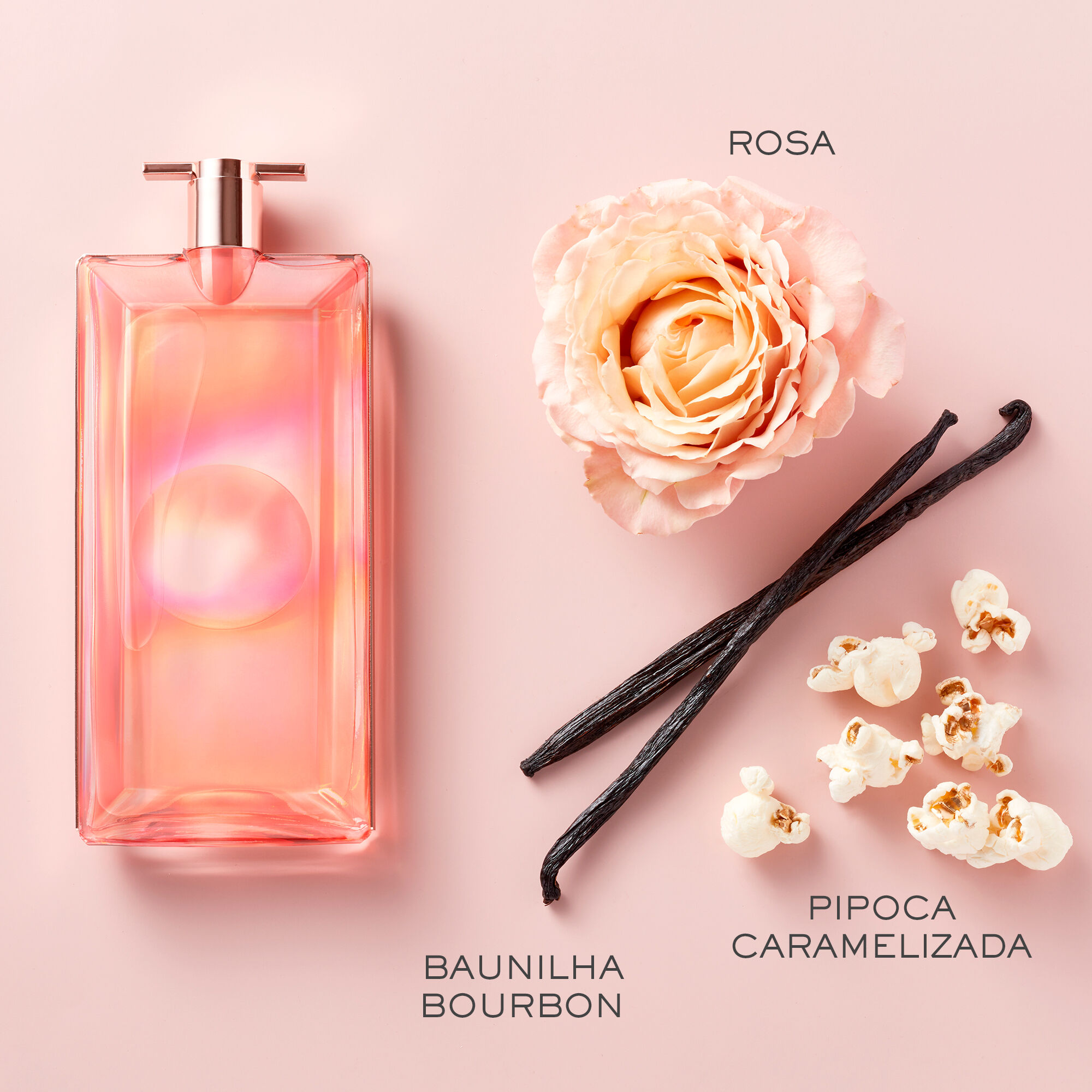 IDOLE NECTAR EAU DE PARFUM LANCOME PERFUME FEMININO FLORAL COM ACORDE DE PIPOCA