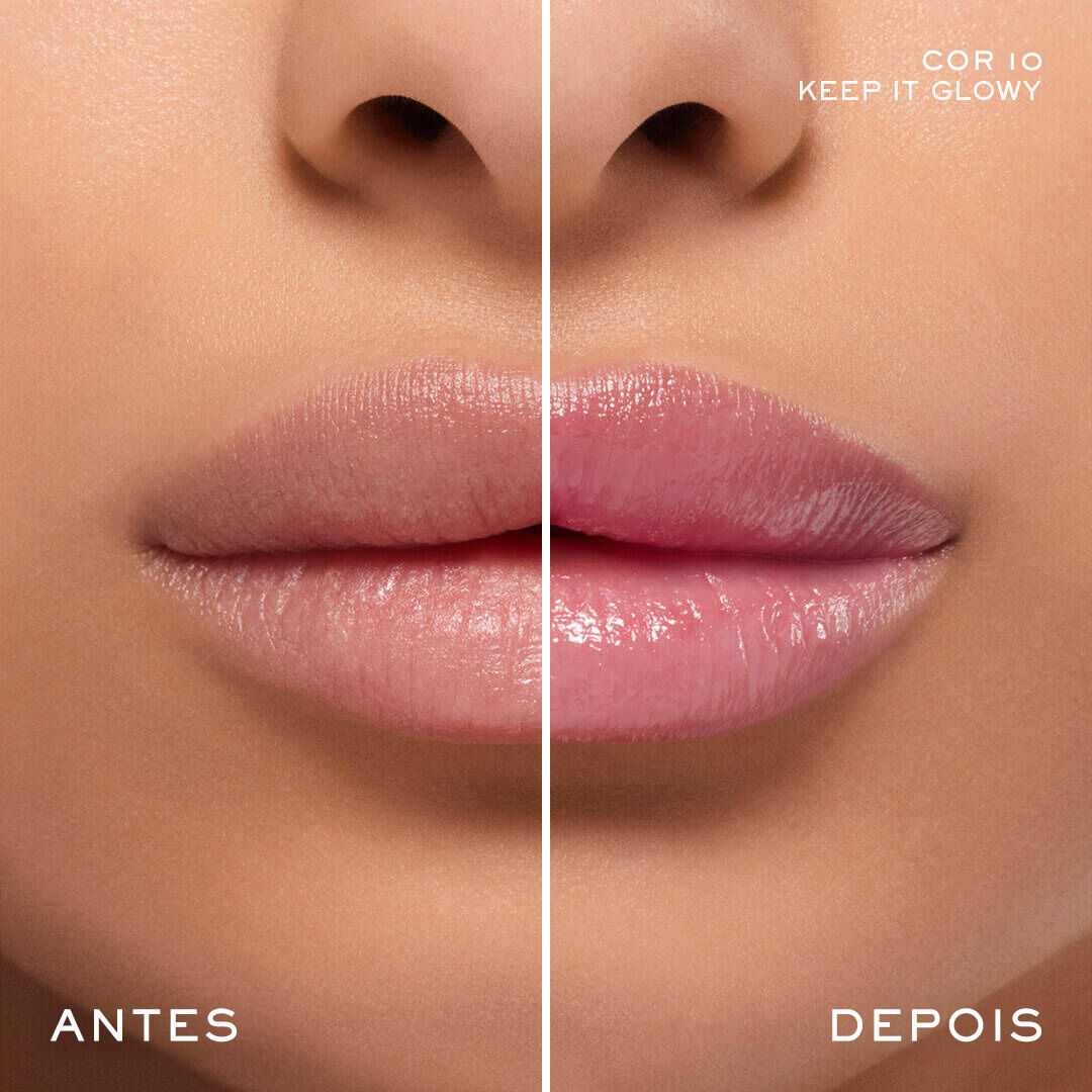 HIDRATANTE LABIAL COM COR LANCOME LIP IDOLE BUTTERGLOW COM ESQUALANO E CERAMIDAS