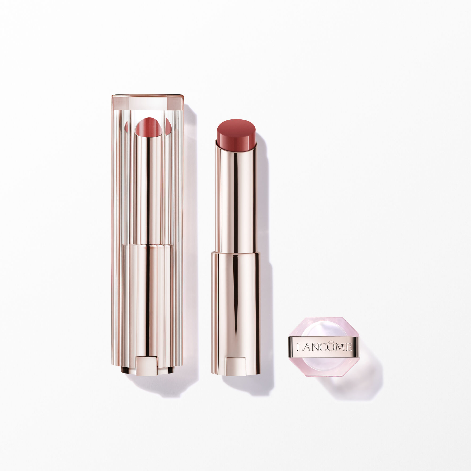 HIDRATANTE LABIAL COM COR LANCOME LIP IDOLE BUTTERGLOW COM ESQUALANO E CERAMIDAS