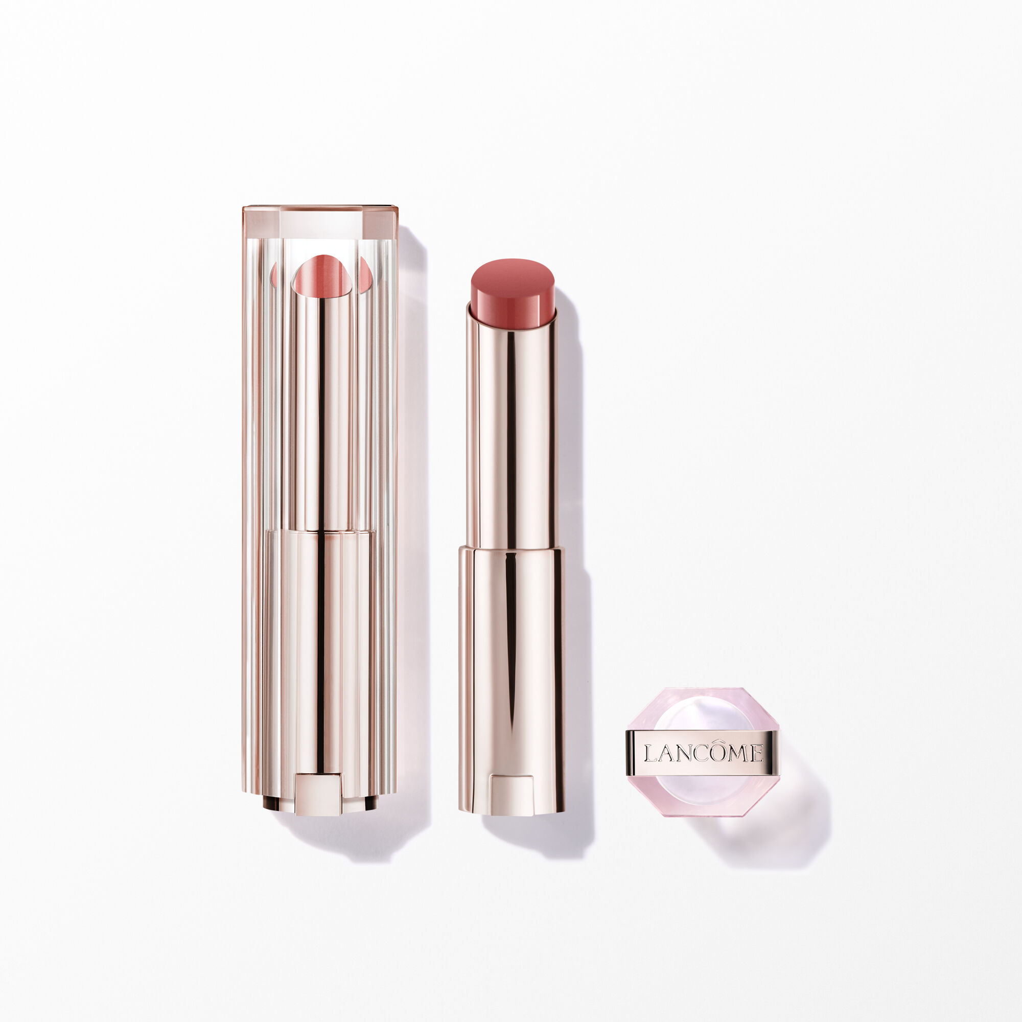 HIDRATANTE LABIAL COM COR LANCOME LIP IDOLE BUTTERGLOW COM ESQUALANO E CERAMIDAS