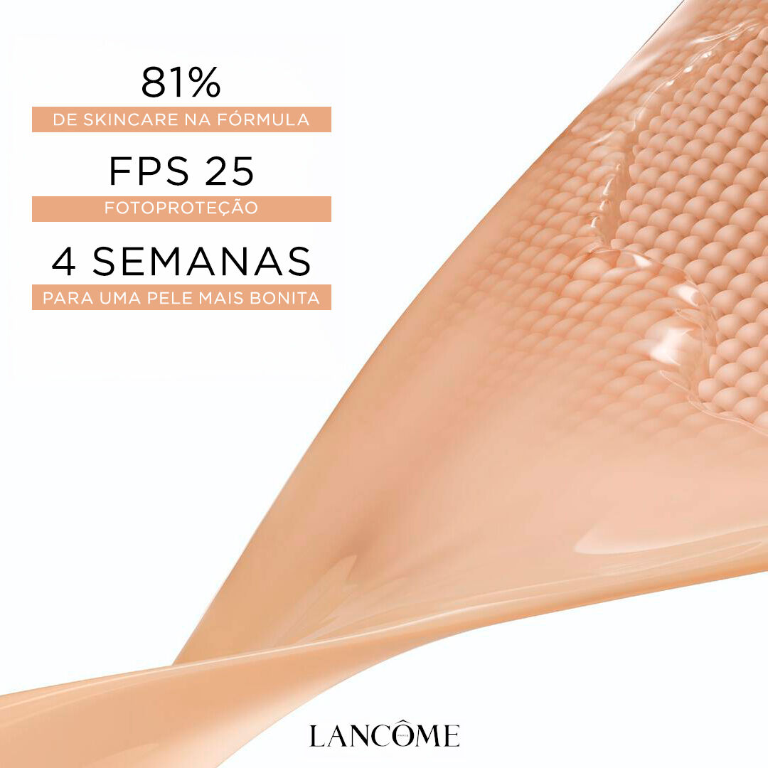 BASE LIQUIDA COM FILTRO SOLAR FPS 35 LANCOME TEINT IDOLE ULTRA WEAR RESPIRAVEL
