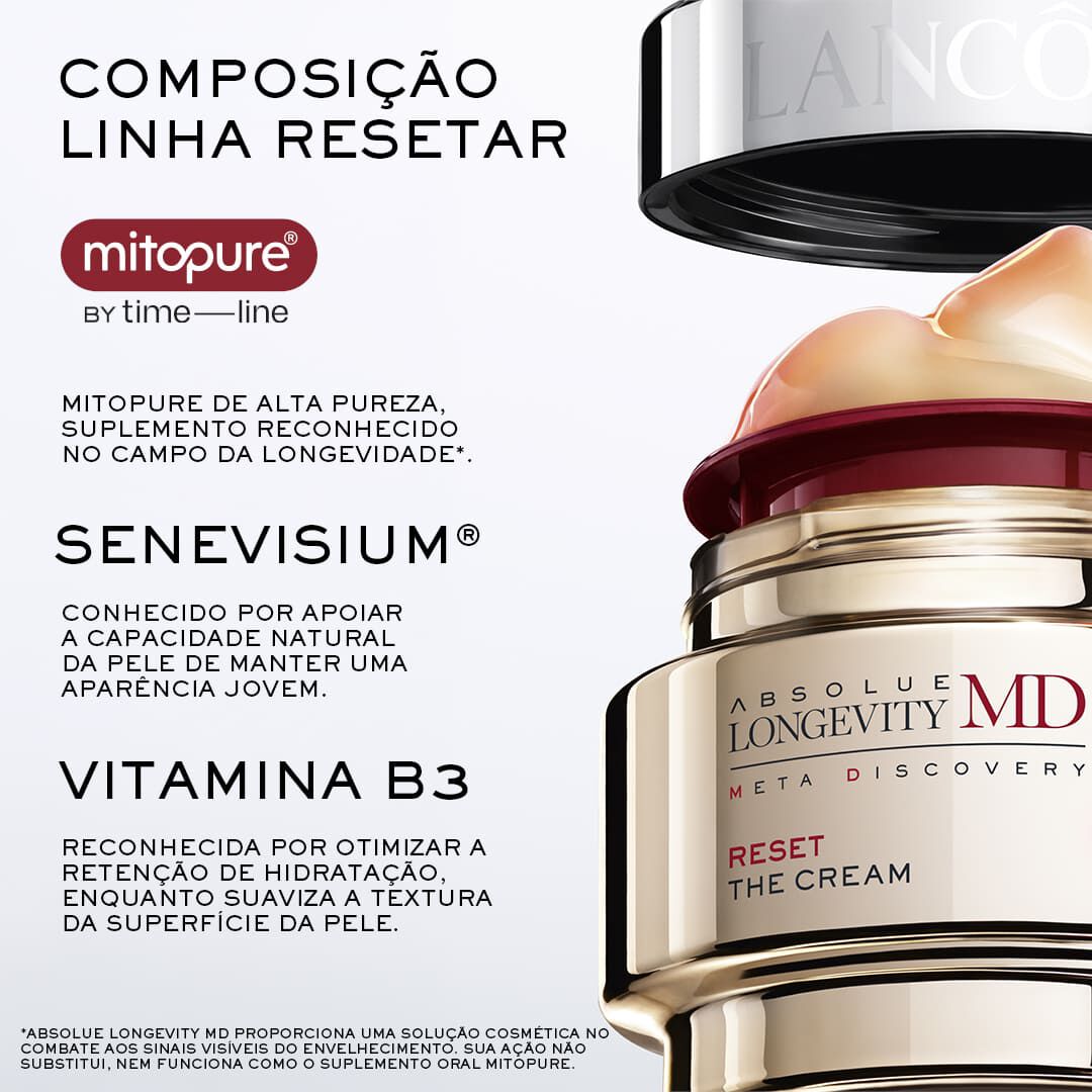 CREME FACIAL LANCOME ABSOLUE LONGEVITY MD RESET 50ML