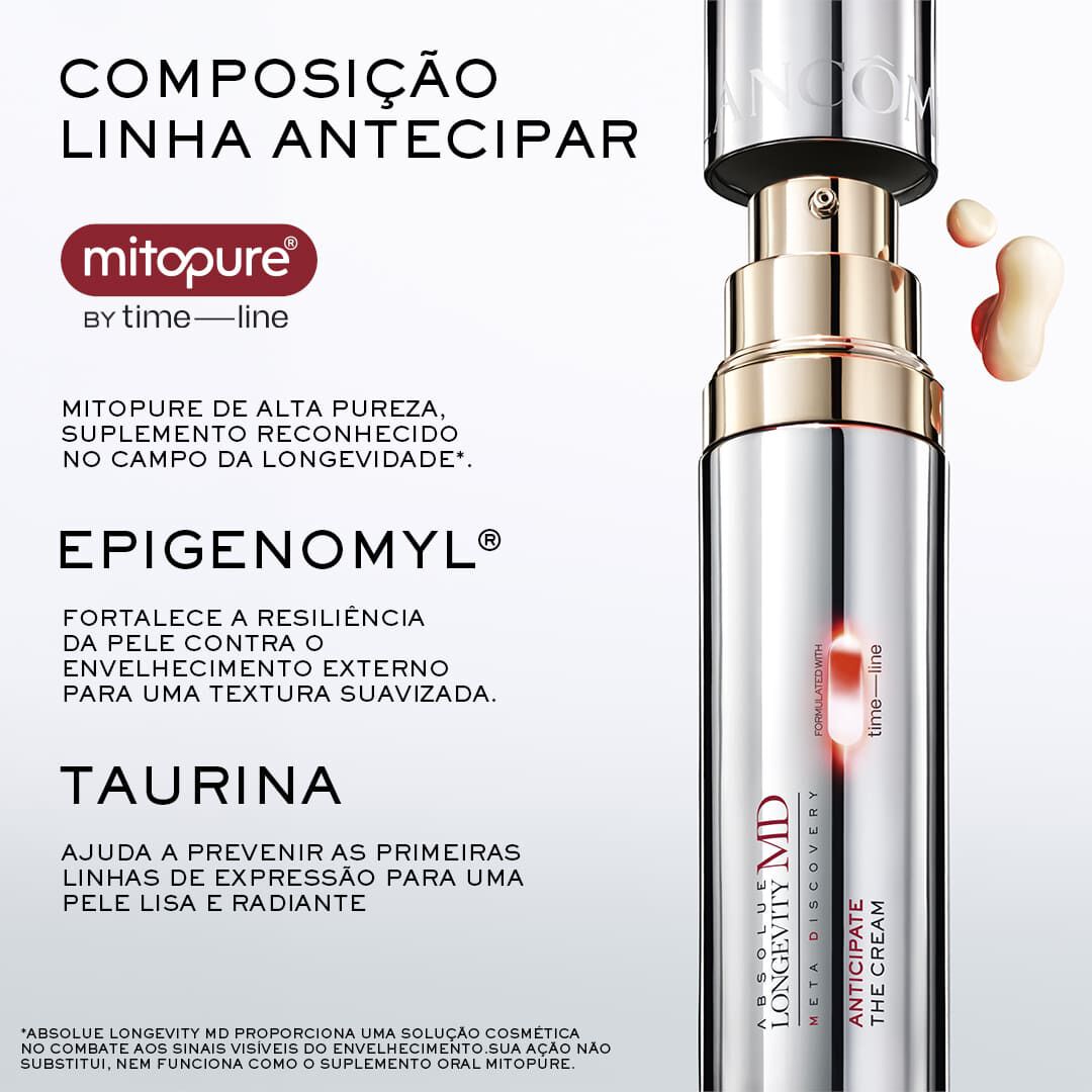 CREME FACIAL LANCOME ABSOLUE LONGEVITY MD ANTECIPATE 50ML