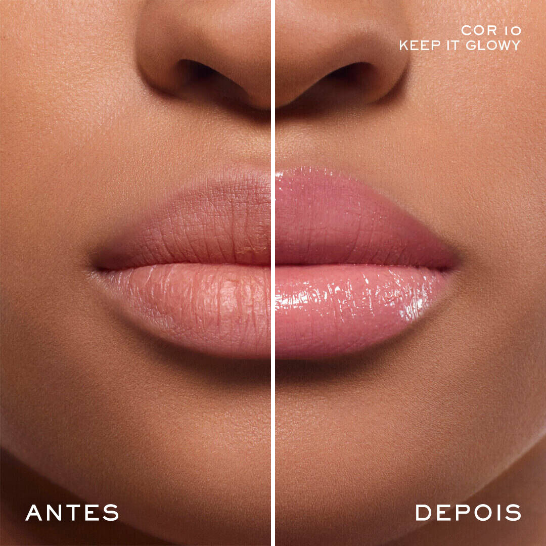 HIDRATANTE LABIAL COM COR LANCOME LIP IDOLE BUTTERGLOW COM ESQUALANO E CERAMIDAS