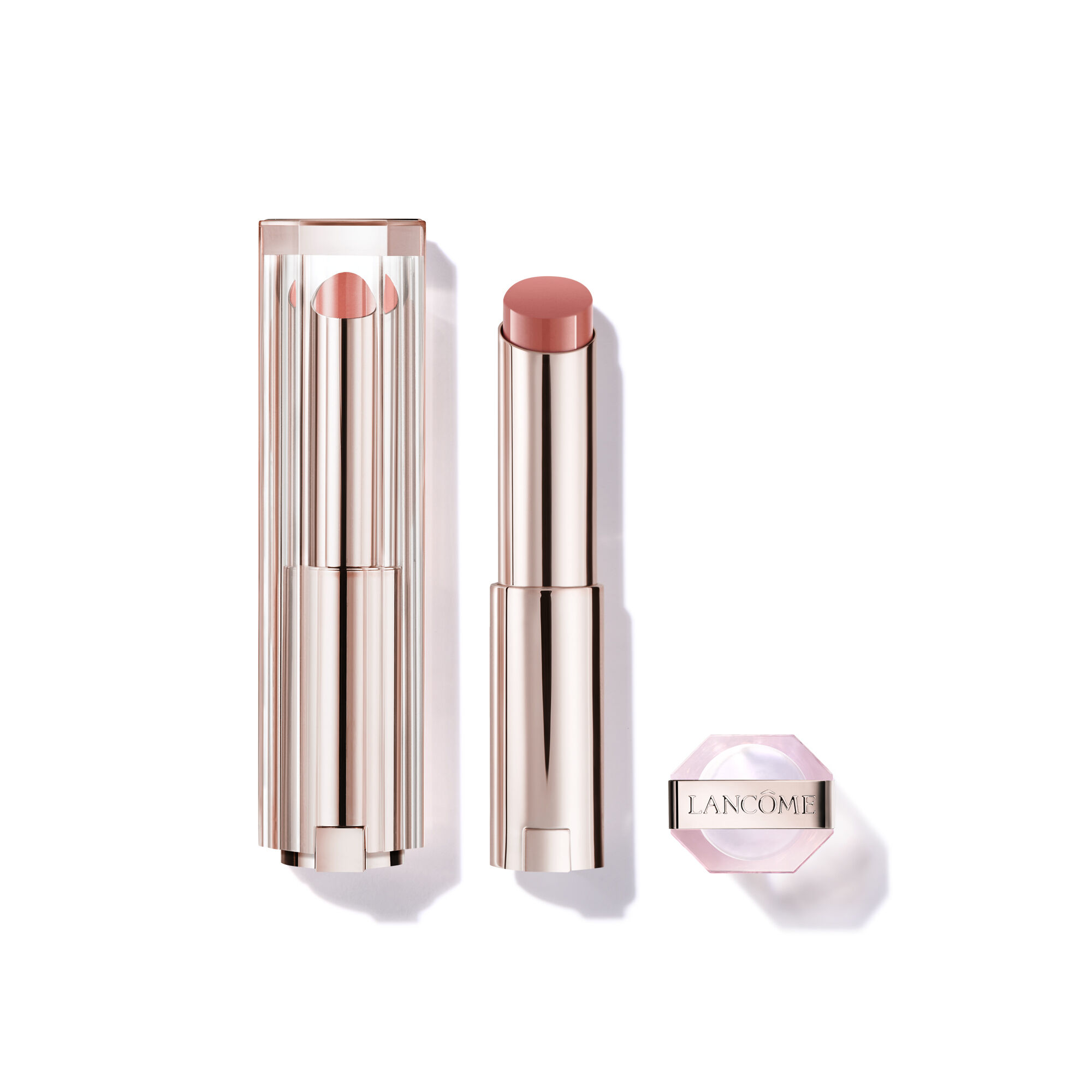 HIDRATANTE LABIAL COM COR LANCOME LIP IDOLE BUTTERGLOW COM ESQUALANO E CERAMIDAS