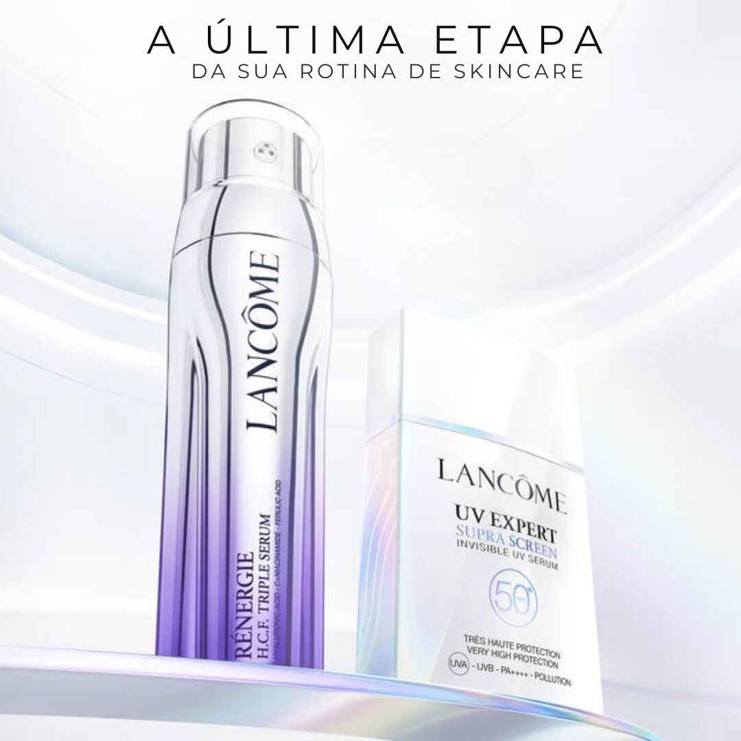 PROTETOR SOLAR FPS 50 LANCOME UV EXPERT SUPRA SCREEN COM NIACINAMIDA E VITAMINA E