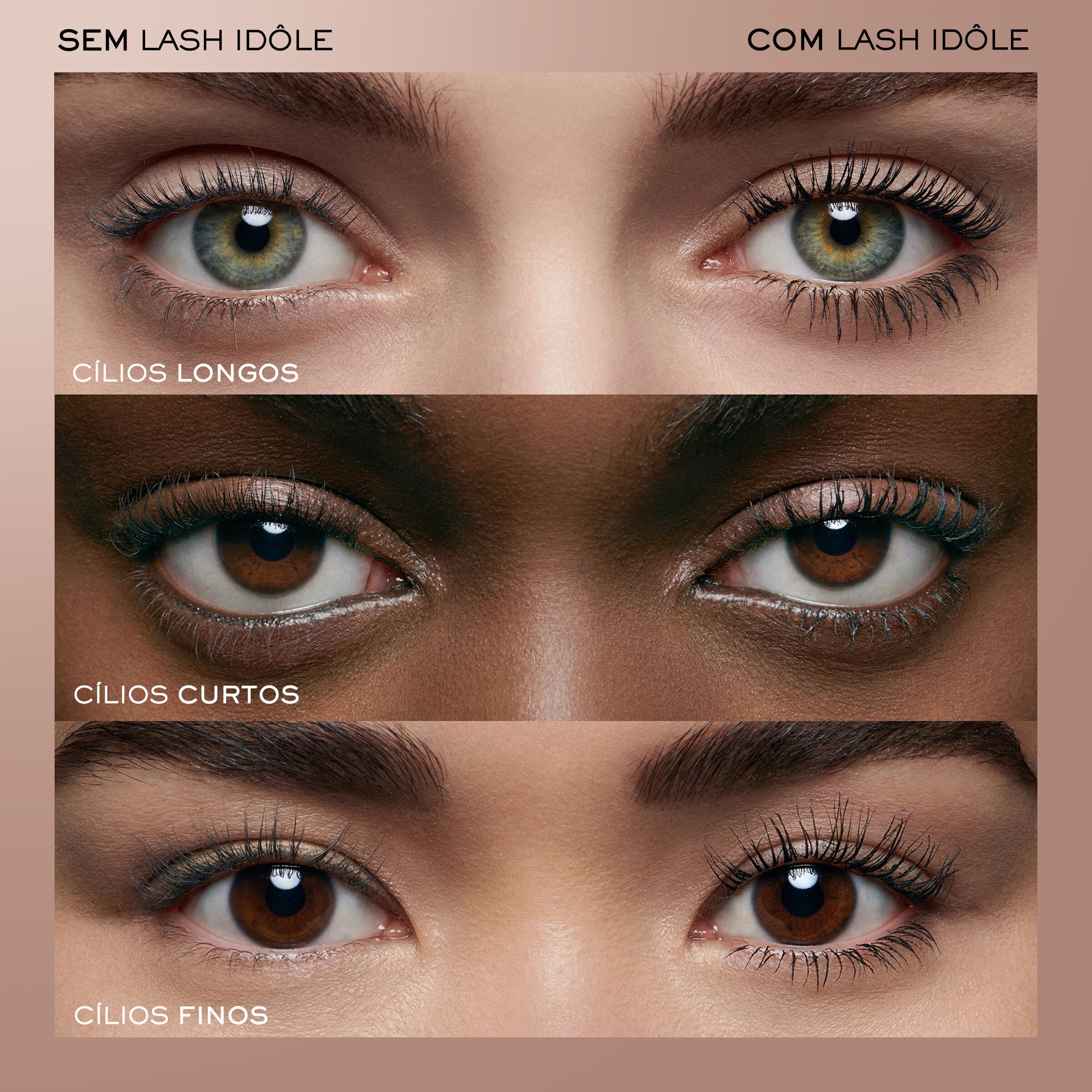 MASCARA DE CILIOS RESISTENTE A AGUA LANCOME LASH IDOLE WATERPROOF MASCARA PRETA