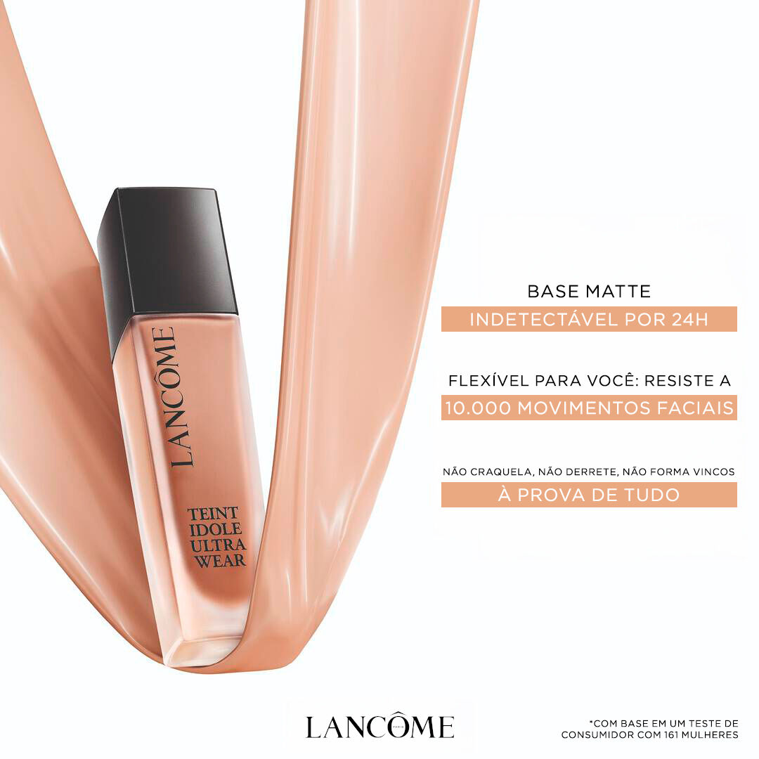 BASE LIQUIDA COM FILTRO SOLAR FPS 35 LANCOME TEINT IDOLE ULTRA WEAR RESPIRAVEL