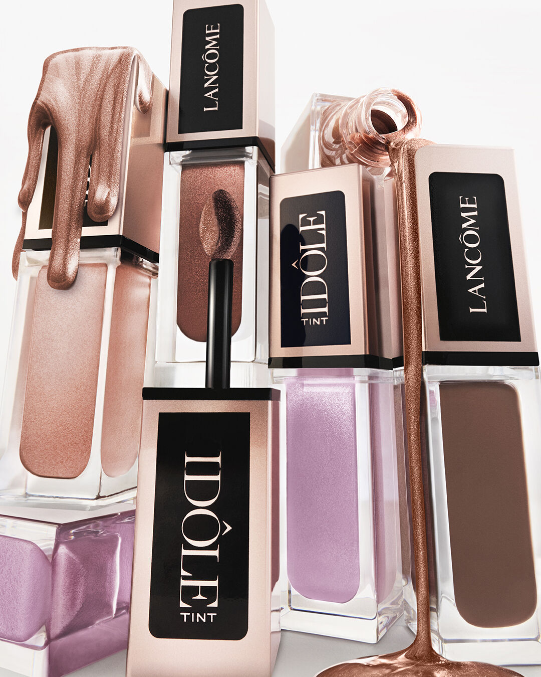 Tons de sombra brilhante e opaco de IDOLE TINT de Lancome