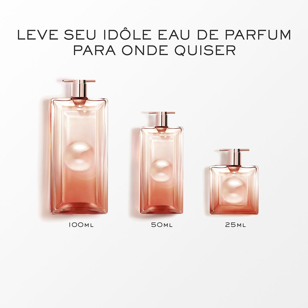 IDOLE NOW EAU DE PARFUM LANCOME PERFUME FEMININO AMBAR FLORAL COM BAUNILHA DE MADAGASCAR