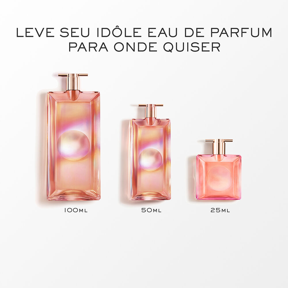 IDOLE NECTAR EAU DE PARFUM LANCOME PERFUME FEMININO FLORAL COM ACORDE DE PIPOCA