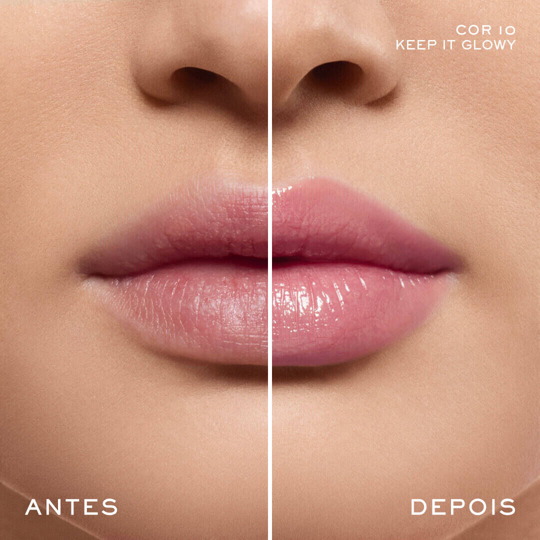 HIDRATANTE LABIAL COM COR LANCOME LIP IDOLE BUTTERGLOW COM ESQUALANO E CERAMIDAS