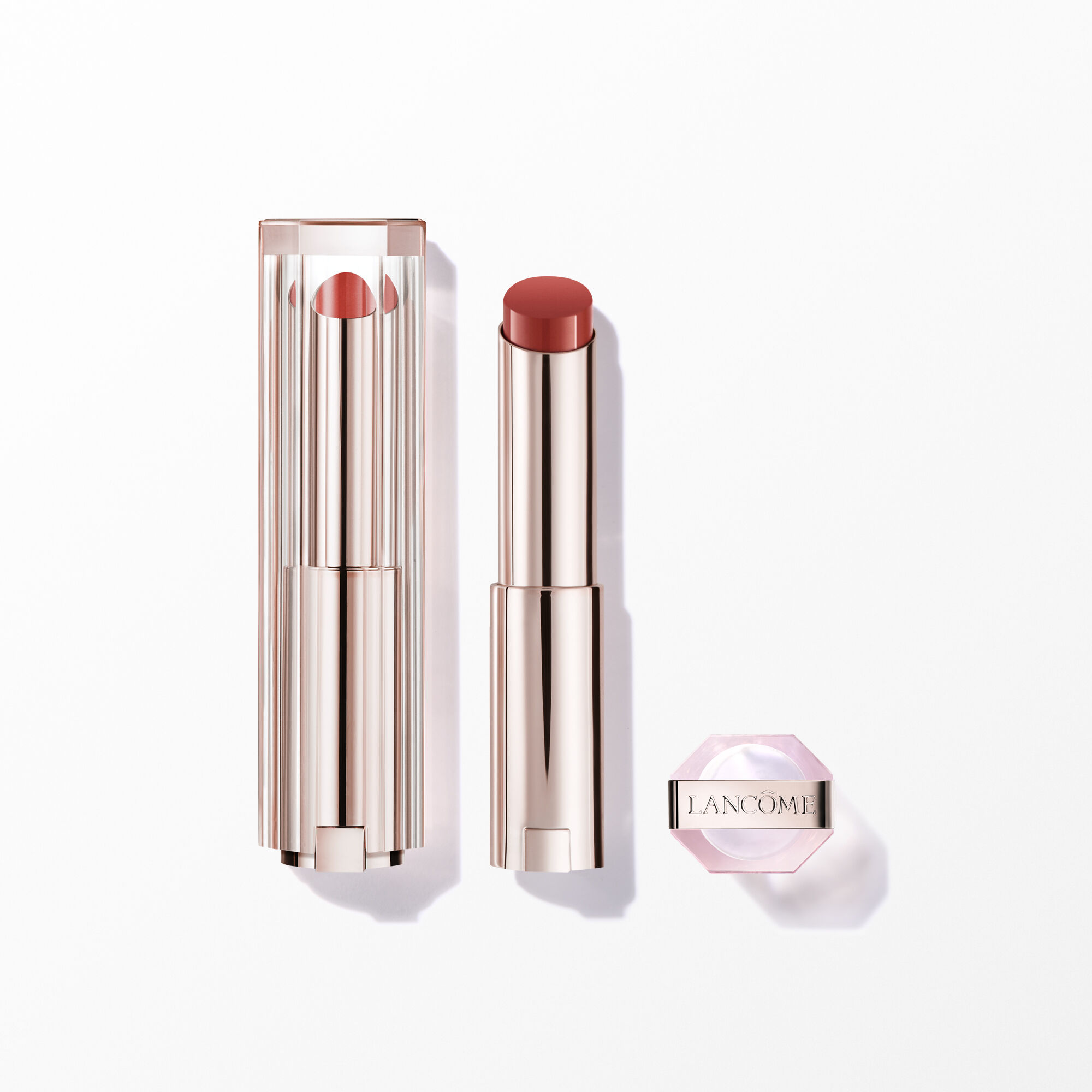 HIDRATANTE LABIAL COM COR LANCOME LIP IDOLE BUTTERGLOW COM ESQUALANO E CERAMIDAS
