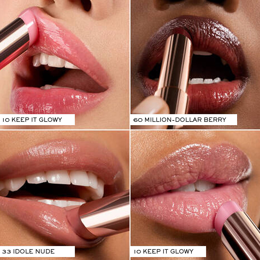 HIDRATANTE LABIAL COM COR LANCOME LIP IDOLE BUTTERGLOW COM ESQUALANO E CERAMIDAS