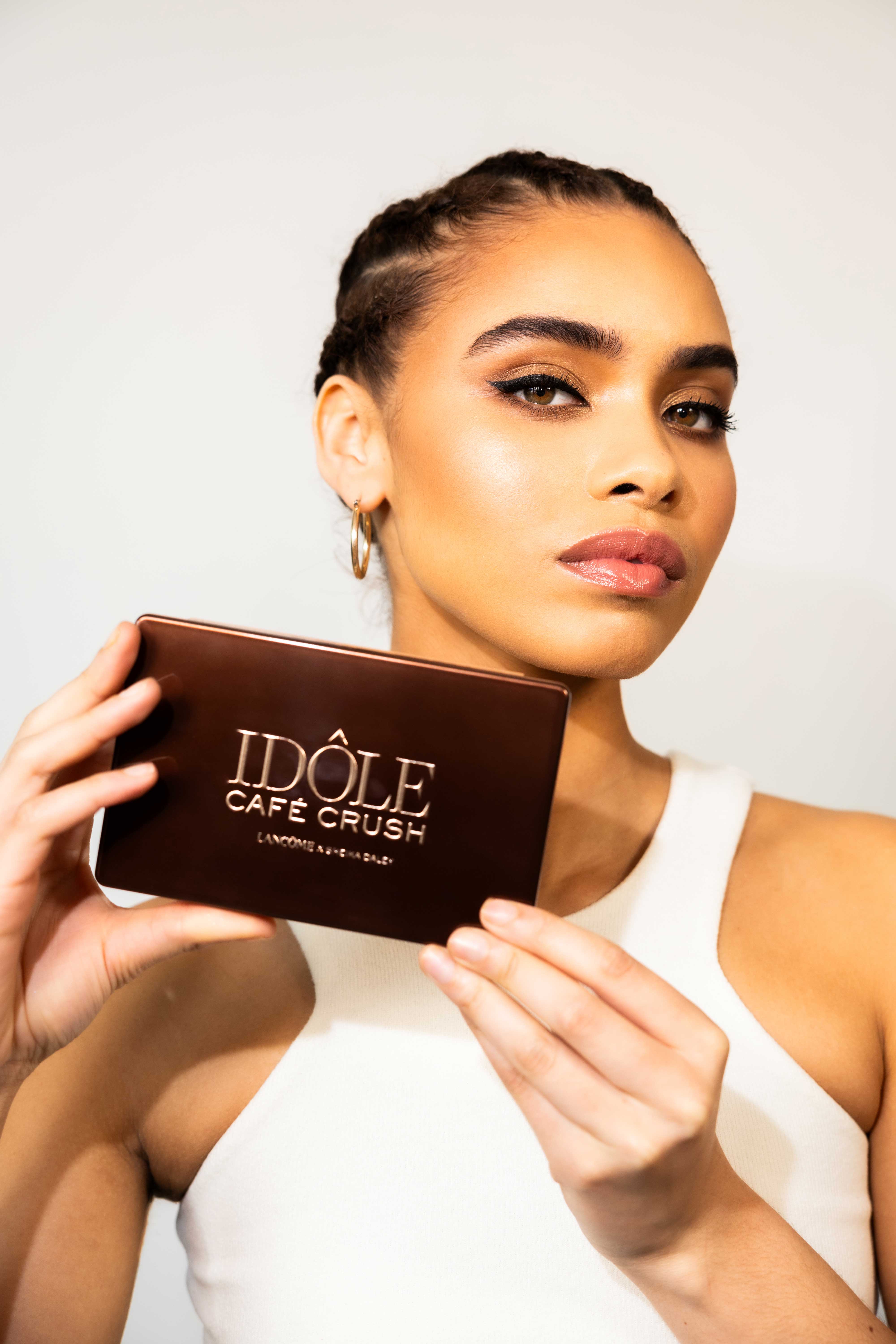 Paleta de sombras marrom IDÔLE CAFÉ CRUSH MAXI PALETTE de Lancôme